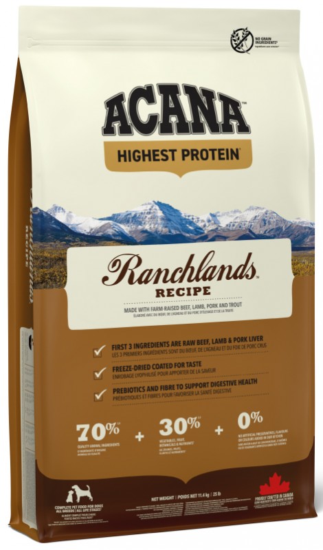 ACANA HIGHEST PROTEIN Ranchlands Dog