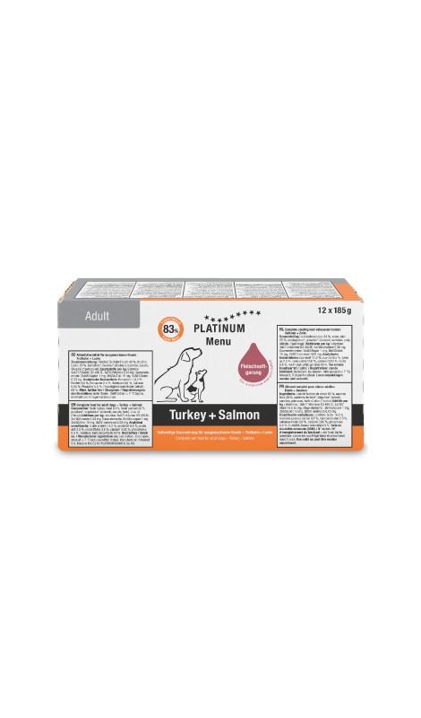 PLATINUM Menu Adult Turkey+Salmon