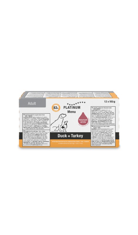 PLATINUM Menu Adult Duck+Turkey